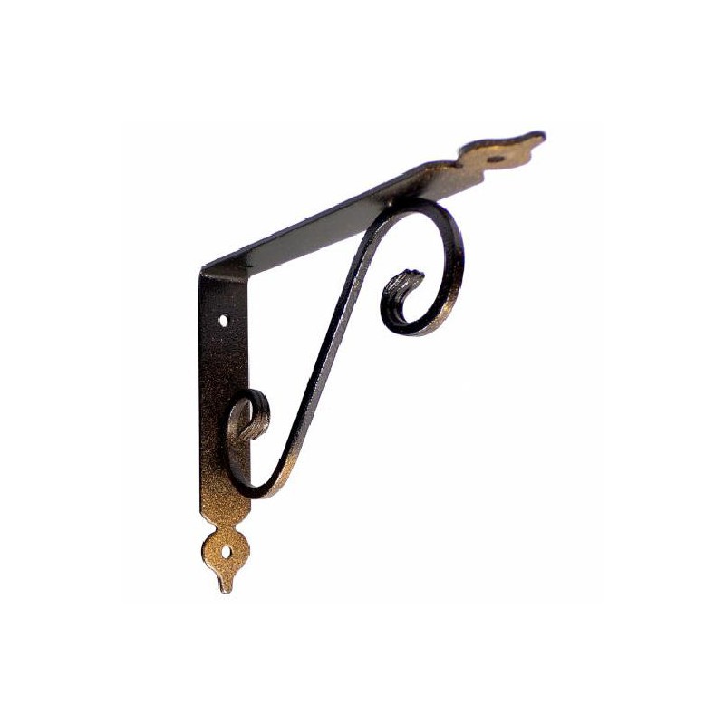 Wspornik półki stalowy brąz rustykalny 110x140mm TOSCANIA 14