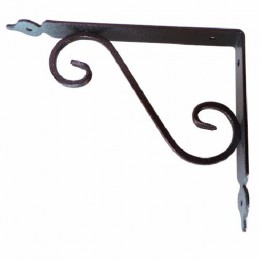 Wspornik półki stalowy rdzawy rustykalny 110x140mm TOSCANIA 14