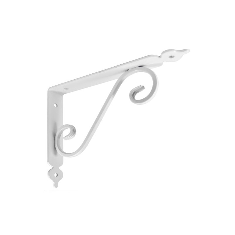 Wspornik półki stalowy biały 175x230mm TOSCANIA 23