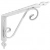 Wspornik półki stalowy biały 175x230mm TOSCANIA 23