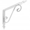 Wspornik półki stalowy biały 175x230mm TOSCANIA 23