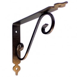 Wspornik półki stalowy brąz rustykalny 175x230mm TOSCANIA 23