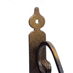 Wspornik półki stalowy brąz rustykalny 175x230mm TOSCANIA 23