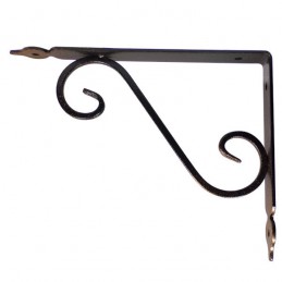 Wspornik półki stalowy brąz rustykalny 175x230mm TOSCANIA 23