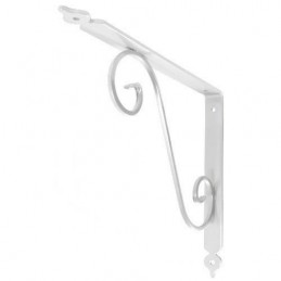 Wspornik półki stalowy biały 280x330mm TOSCANIA 33