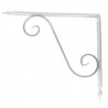 Wspornik półki stalowy biały 280x330mm TOSCANIA 33