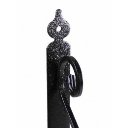 Wspornik półki stalowy czarny rustykalny 280x330mm TOSCANIA 33