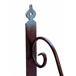 Wspornik półki stalowy rdzawy rustykalny 280x330mm TOSCANIA 33