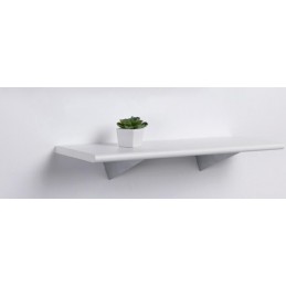 Wspornik półki stalowy biały 180x80 mm VOGUE