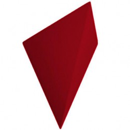 Wspornik półki stalowy czerwony 180x80 mm VOGUE