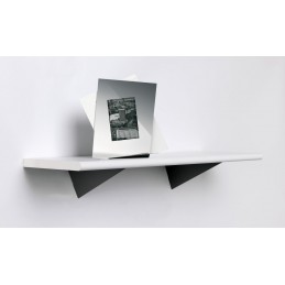 Wspornik półki stalowy czerwony 180x80 mm VOGUE