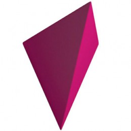 Wspornik półki stalowy fuksja 180x80 mm VOGUE