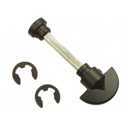 Pokrętło WC czarne bezpieczne trzpień 6mm mod.12