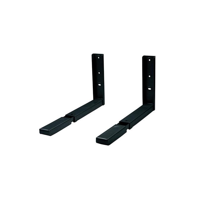 Uchwyt Wspornik pod mikrofalę 360-450mm czarna 2szt. mod.500