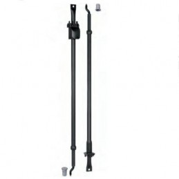 Pręt ARIETE 1800-2950 odgięty czarny