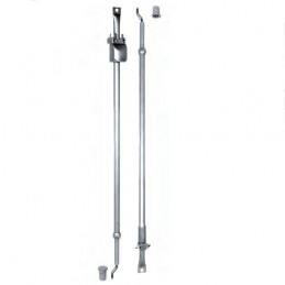 Pręt ARIETE 1800-2950 odgięty sreb.mat.