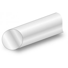 Pręt okrągły 8-1M PCV biały