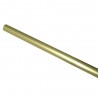 Pręt drążek ubraniowy fi.20mm dł. 2m złoty mod.2