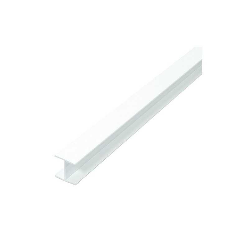 Profil H 20x16mm dł. 2,5m PCV biały