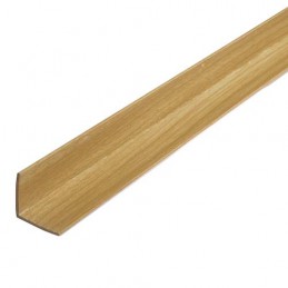 Profil kątowy 20x20-1M PCV orzech