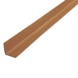 Profil kątowy 20x20mm dł. 2,5m PCV wiśnia