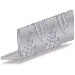 Profil kątowy 25x40-1M alum. ryflowany