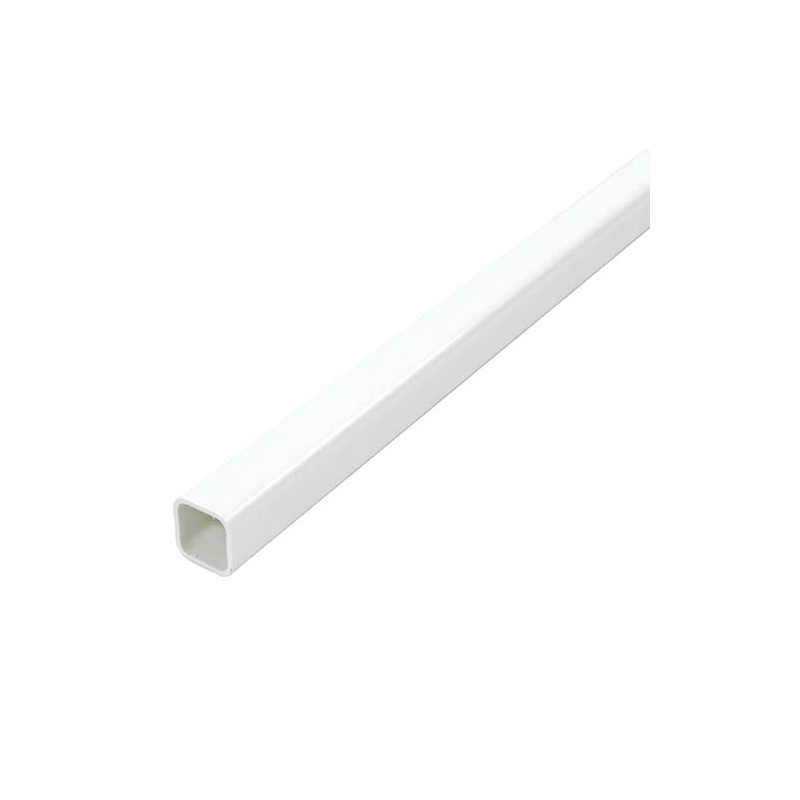 Profil kwadratowy 20x20-2,5M PCV biały