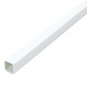 Profil kwadratowy 20x20-2,5M PCV biały