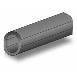 Profil owalny 30x15-1M stalowy lakierow.