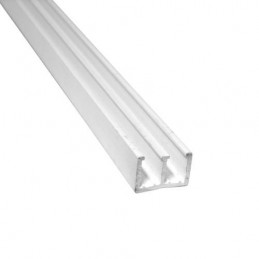 Profil prowadnicy 11x5,2mm-1m PCV biały