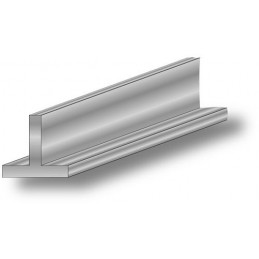 Profil T 25x25-1m aluminiowy srebrny