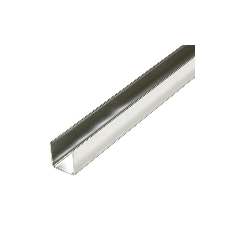 Profil U ze stali nierdzewnej (INOX) 10x10mm dł. 2m