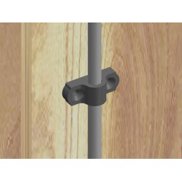 Prowadnica 2909 pręta czarna AMIG