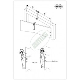 Zamykacz hydrauliczny drzwiowy brązowy mod. 1