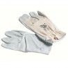 Rękawice ochronne rozmiar 8 skórzano-bawełniane mod. 15207