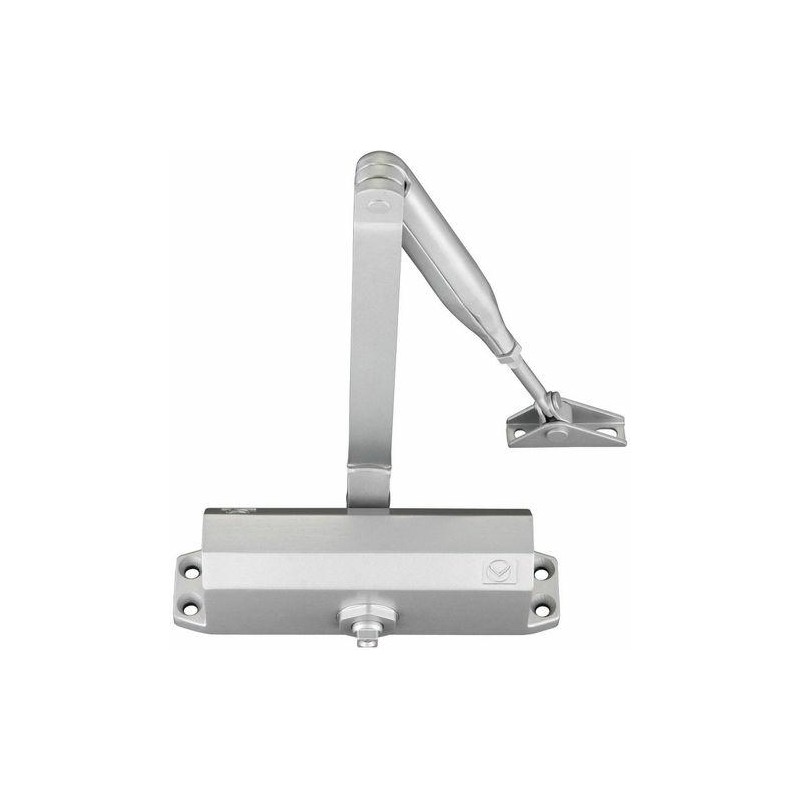 Samozamykacz z ramieniem srebrny rozmiar 3