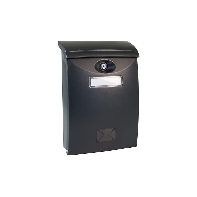Skrzynka na listy 345x240x105mm czarna mod.7