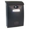 Skrzynka na listy 345x240x105mm czarna mod.7