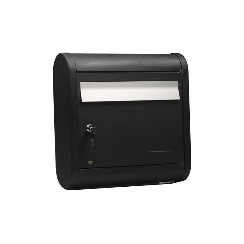 Skrzynka na listy 400x120x395mm czarna mod.8