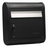 Skrzynka na listy 400x120x395mm czarna mod.8