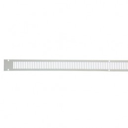 Kratka do nawiewnika 380mm aluminiowa biała półmatowa mod.SW380