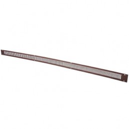 Kratka do nawiewnika aluminiowa brązowa 472x20mm SW472
