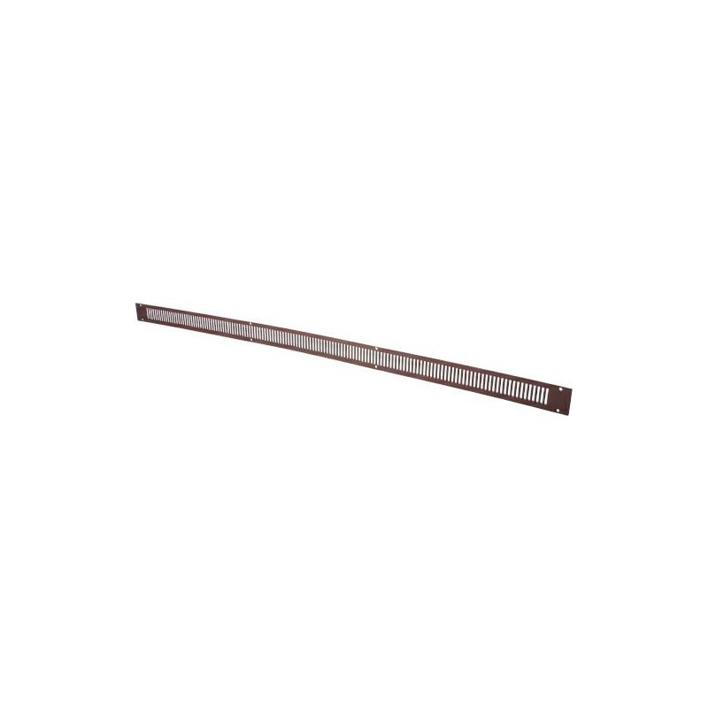 Kratka do nawiewnika aluminiowa brązowa 472x20mm SW472