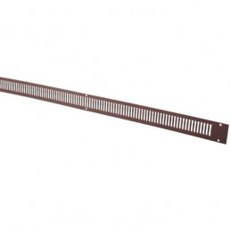 Kratka do nawiewnika aluminiowa brązowa 472x20mm SW472