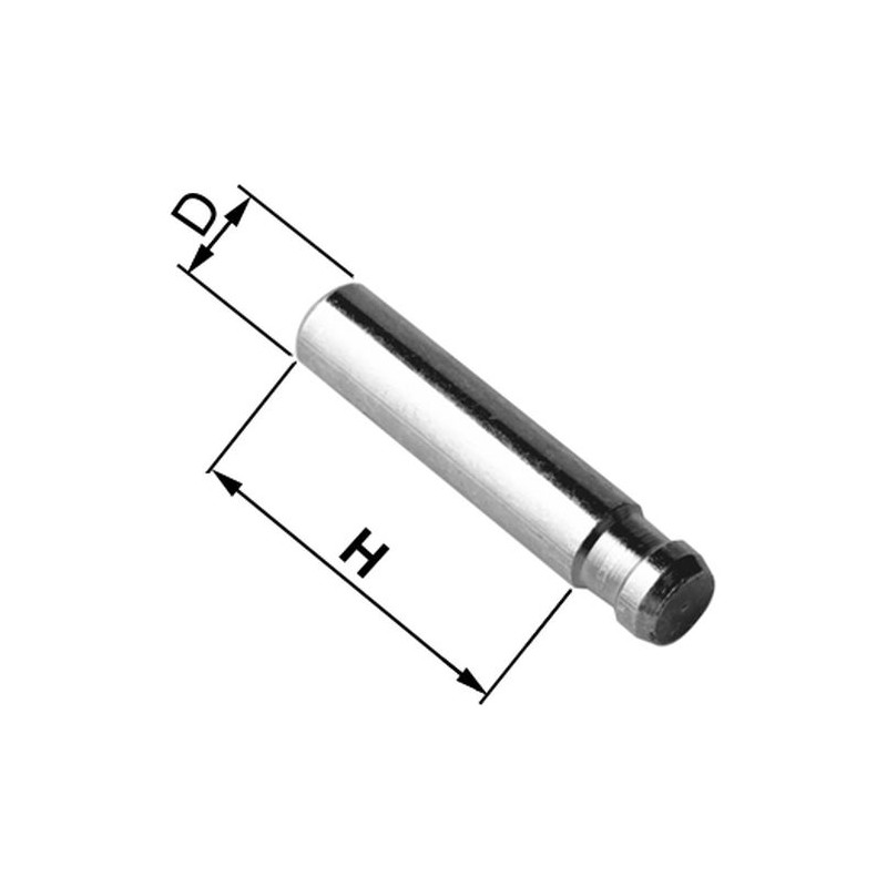 Sworzeń do zaw.czarny czop śr.18/35