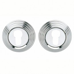 Szyld wkładki rozeta 57mm chrom połysk 2szt. mod.269