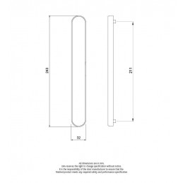 Szyld bo Balmoral FRENCH L/L chrom