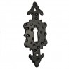 Szyld klucza czarny ozdobny 90x35mm rustykalny mod.916 N