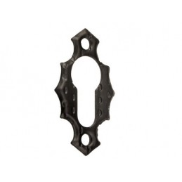 Szyld wkładki 60x34mm czarny rustykalny mod.13