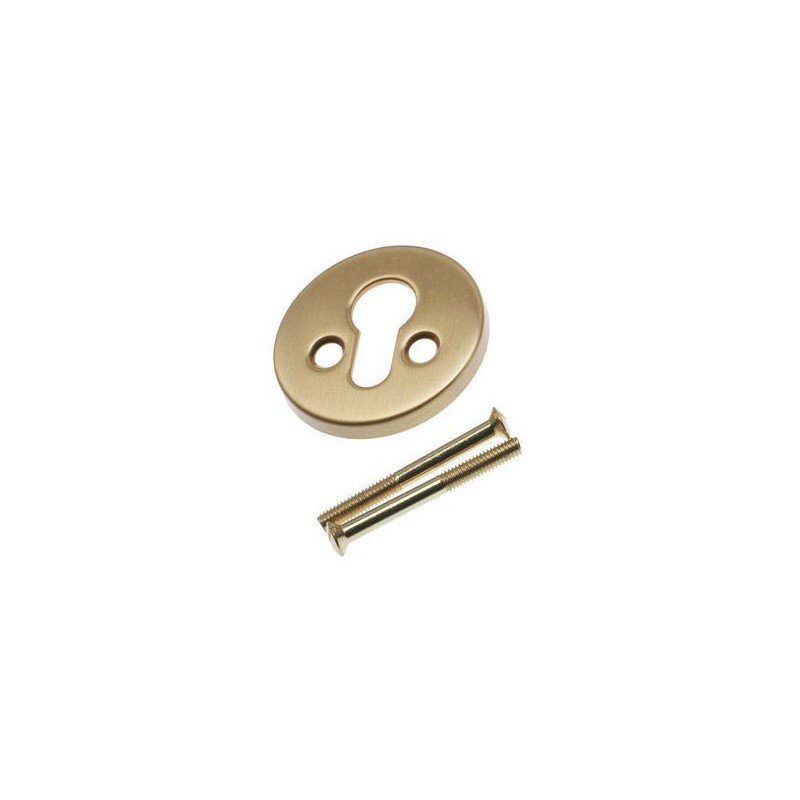 Szyld wkładki rozeta 58mm mosiądz satyna mod.20